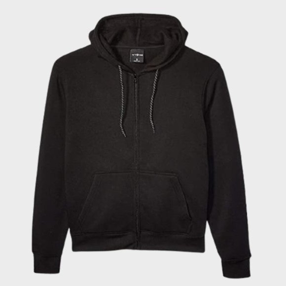 Black Zip Up Hoodie - Picture 1 of 3